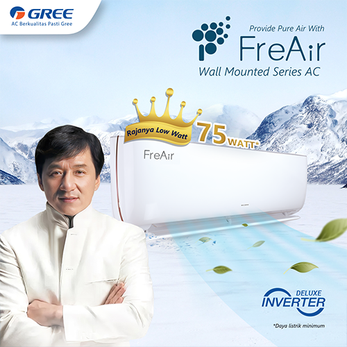 Gree AC Wall Mounted Split Inverter Freair Series 1 1/2 PK - GWC-12FREAIR